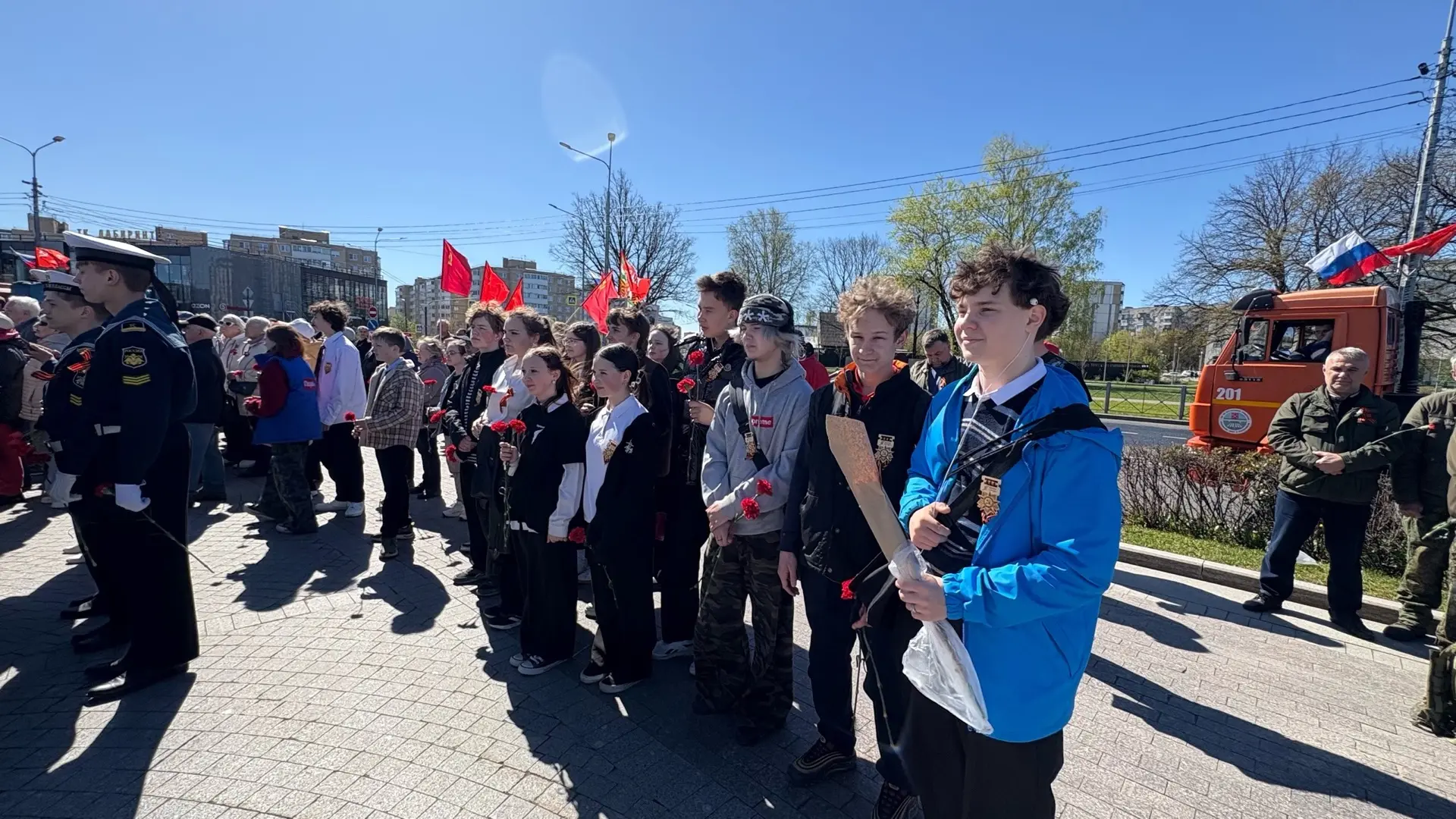 ⭐️Продолжаем тему празднования 81-й годовщины Великой Победы 🕊️   8 мая наши активисты Движения Перв