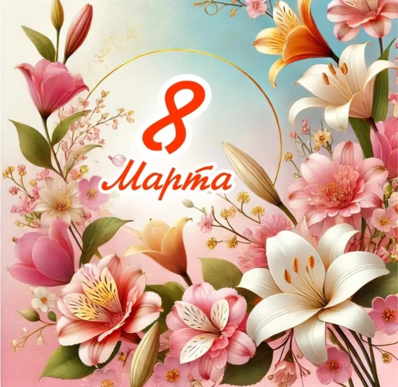 🌷Дорогие женщины: учителя, мамы, бабушки и наши прекрасные ученицы!  Примите самые искренние поздрав
