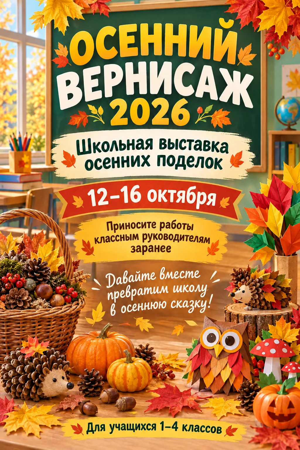 🍁Внимание, творческие ребята!