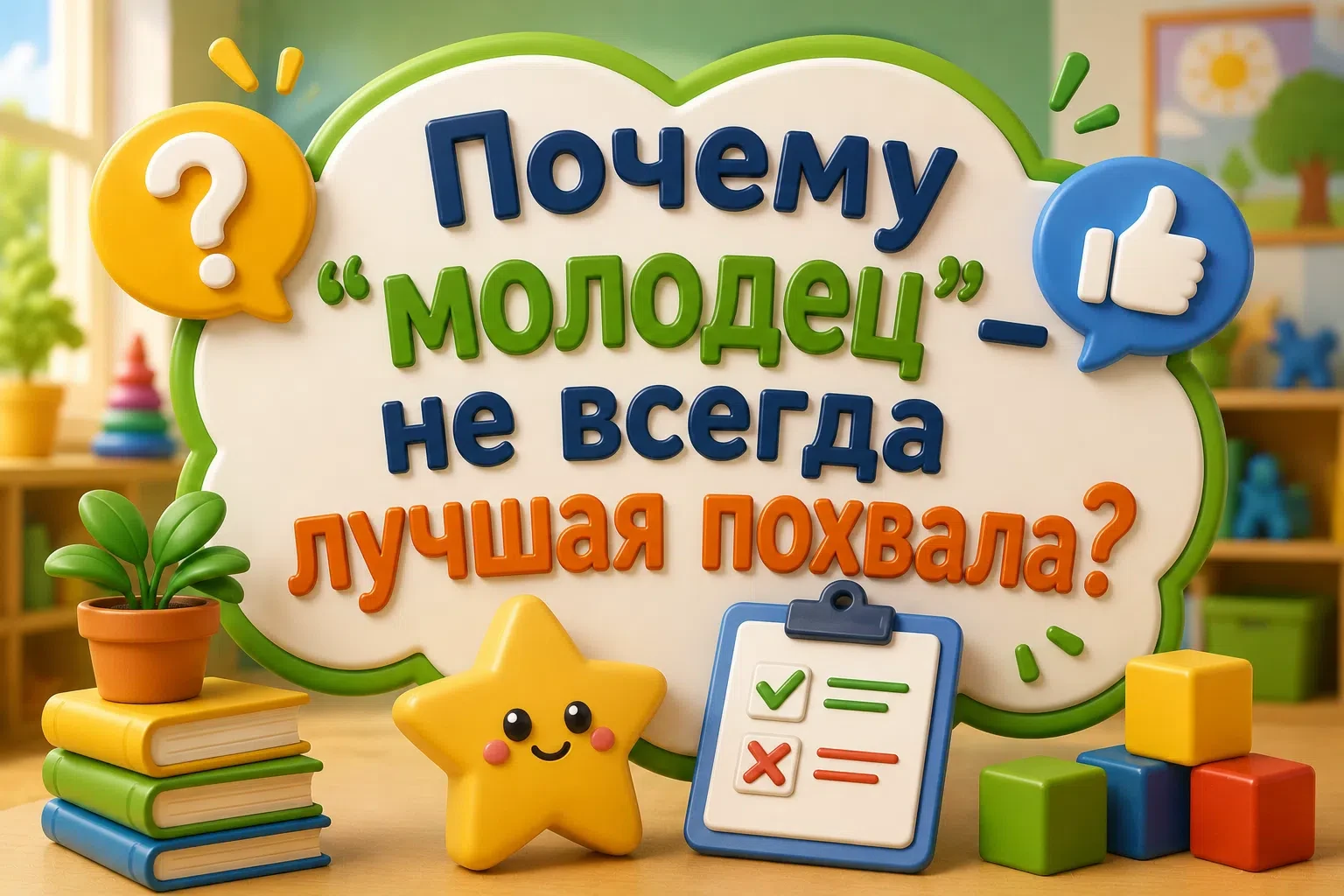 Не говорите ребёнку: "Молодец!" — что сказать вместо этого?