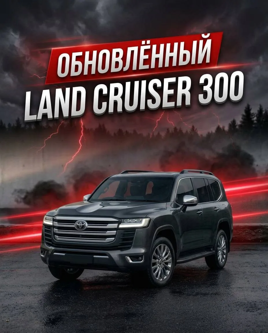 Обновлённый Land Cruiser 300: Toyota откажется от бензиновой версии в Японии