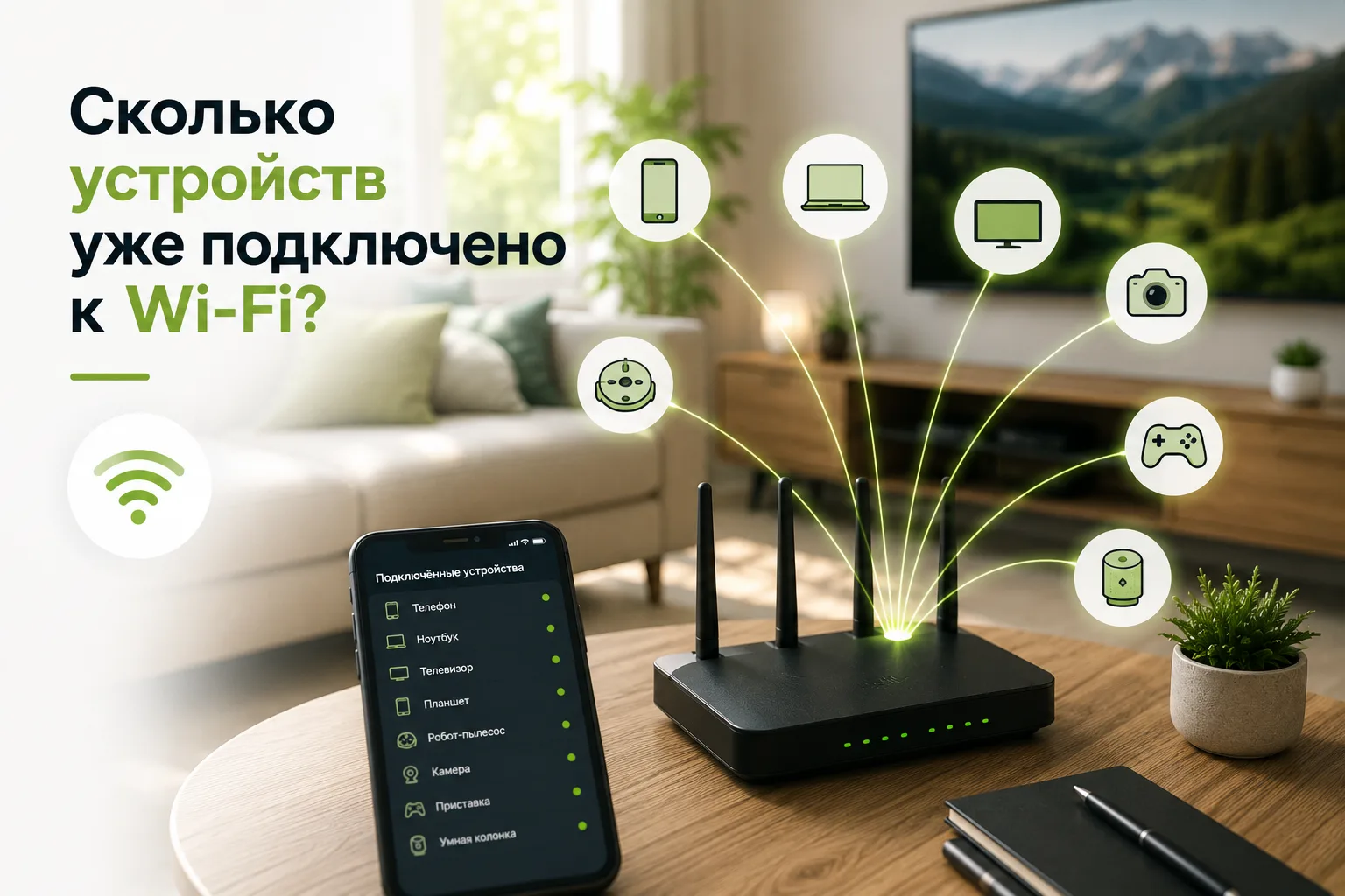 📶 Сколько устройств дома уже подключено к Wi-Fi? Проверьте список

Телефон, телевизор, ноутбук, пла