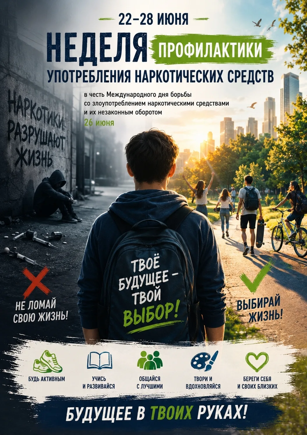 #БезОпасности
Сделай правильный выбор. 
Не ломай свою ЖИЗНЬ!