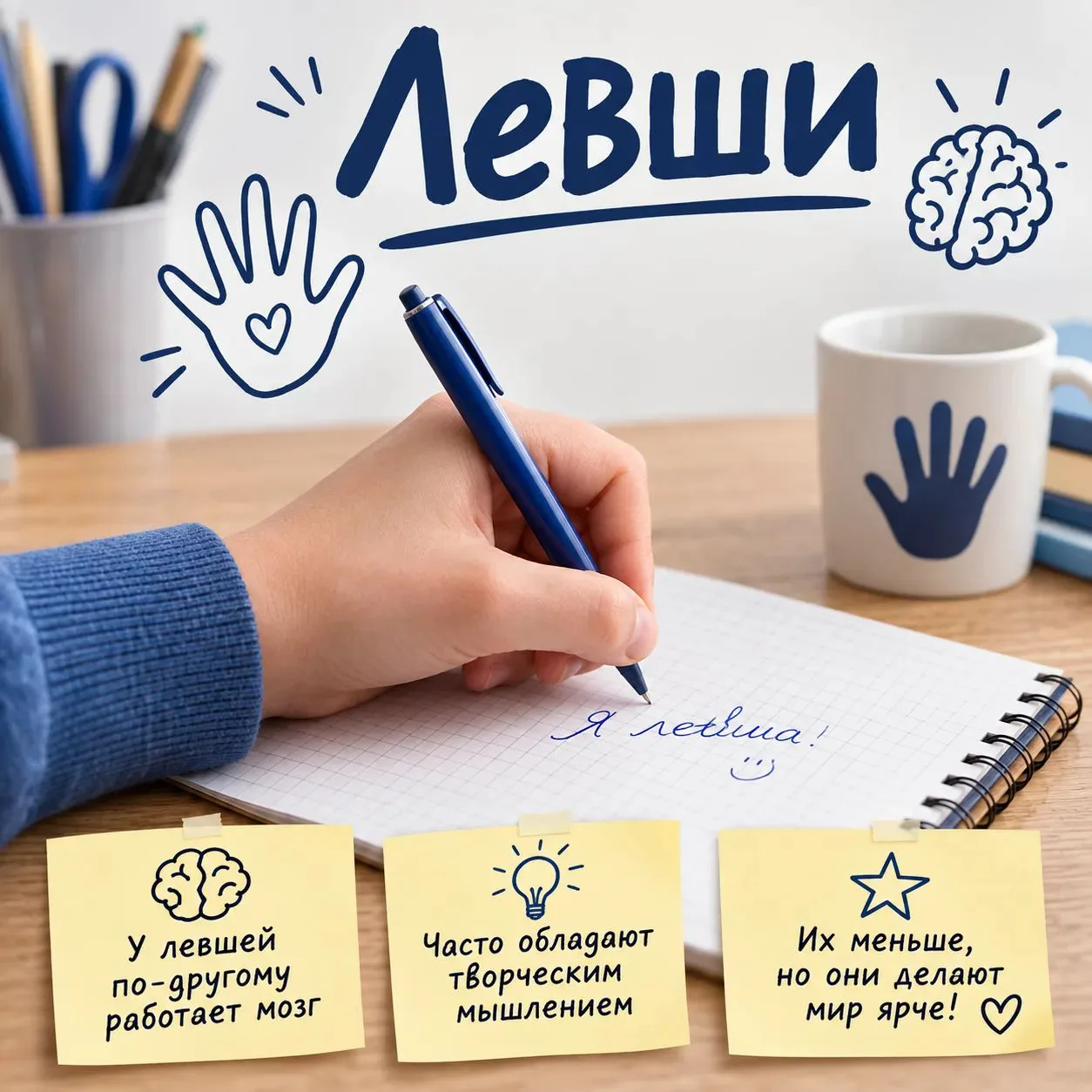🖐 Мир глазами левши: сегодня ваш день!