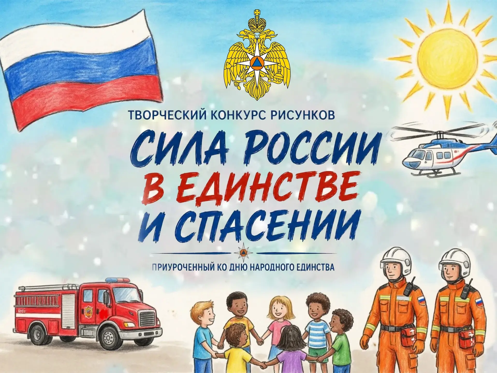 ❗Объявляется конкурс рисунков "Сила России в единстве и спасении", приуроченный ко Дню ...