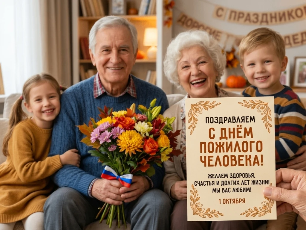 С Днём пожилого человека! 🌼❤️