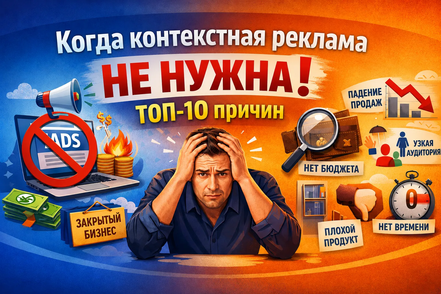 Когда контекстная реклама НЕ НУЖНА