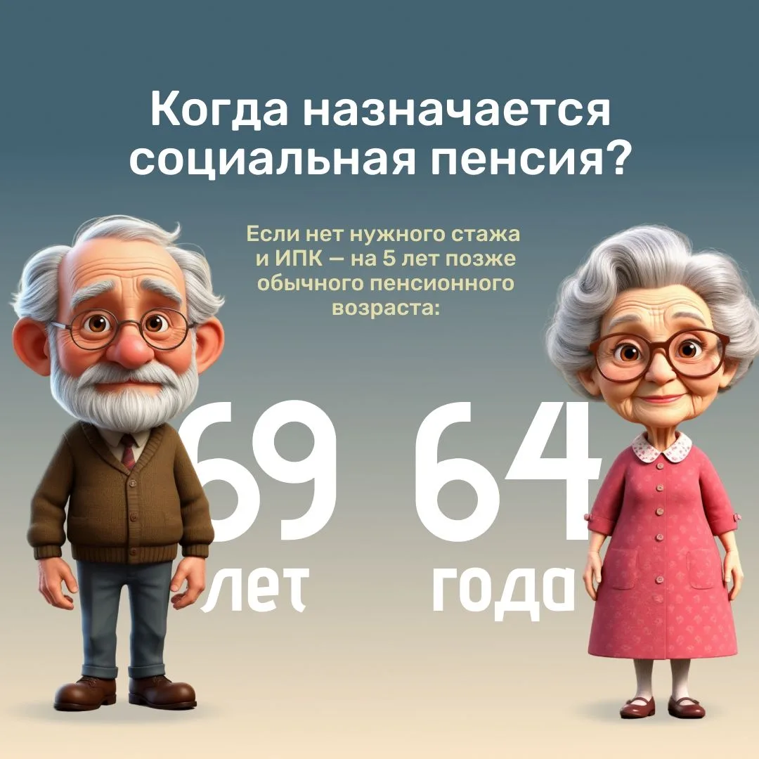 Какие условия для пенсии по старости в 2026 году? Рассказываем в посте.