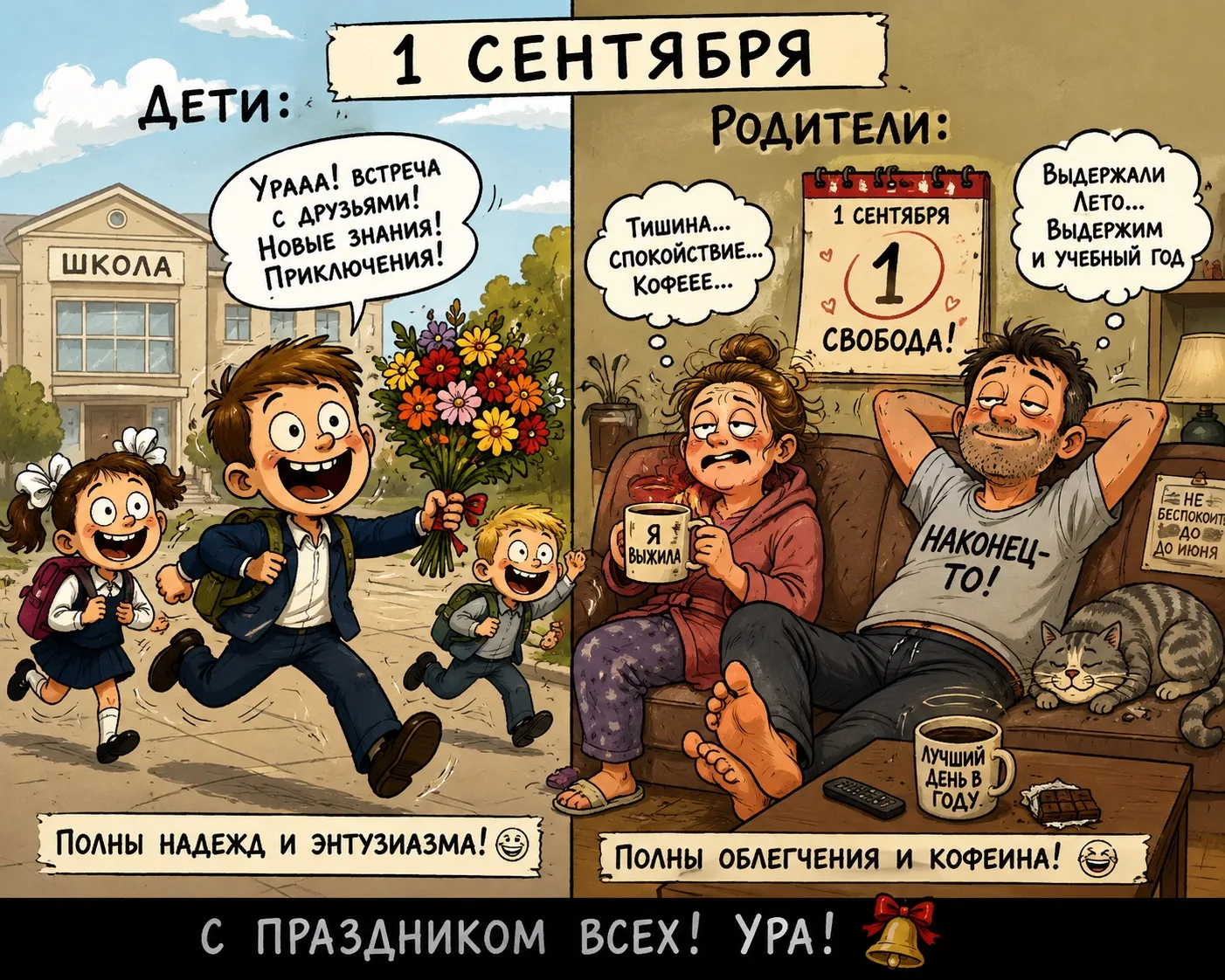 1 сентября: что происходит с детьми внутри