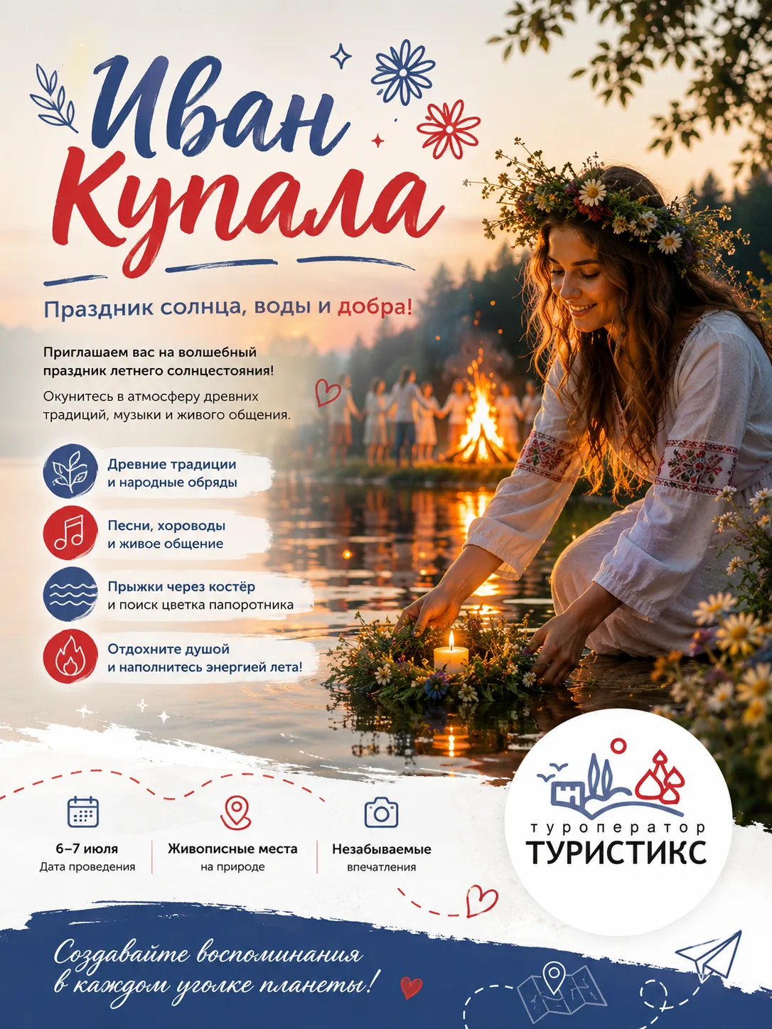 🌿🔥 Иван Купала — ночь, когда оживают древние традиции

Есть праздники, которые невозможно понять, 