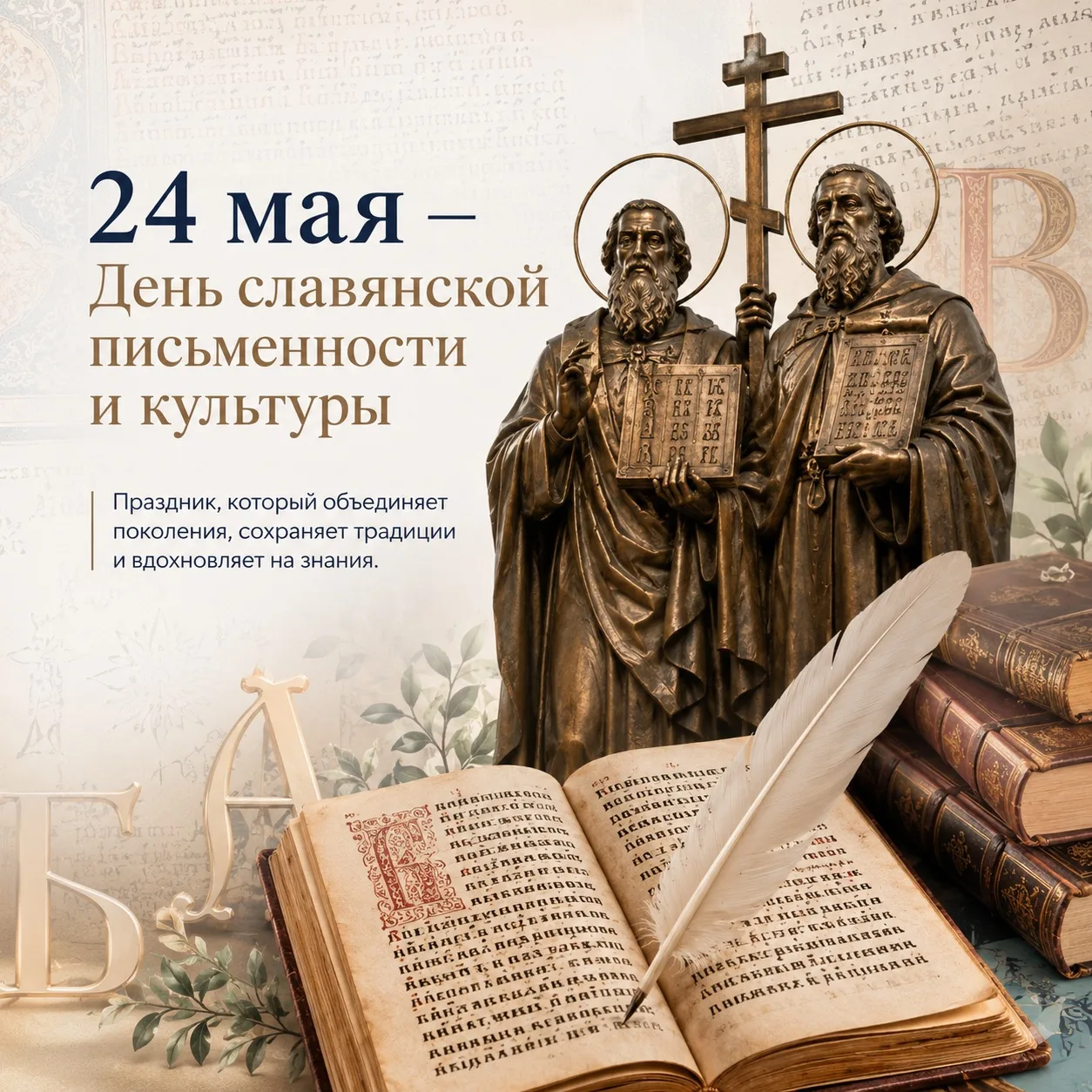 24 мая — День славянской письменности и культуры