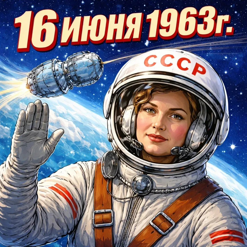16 июня — день, когда женщина покорила космос

📆Ровно 63 года назад, 16 июня 1963 года, произошло с