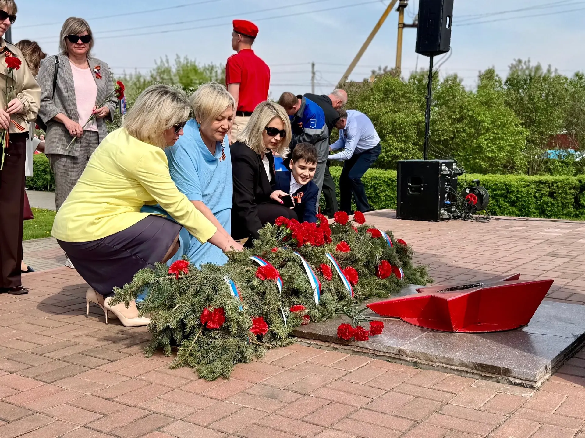 📍 В День Победы в селе Боринское состоялся торжественный митинг. Этот день навсегда останется в наши