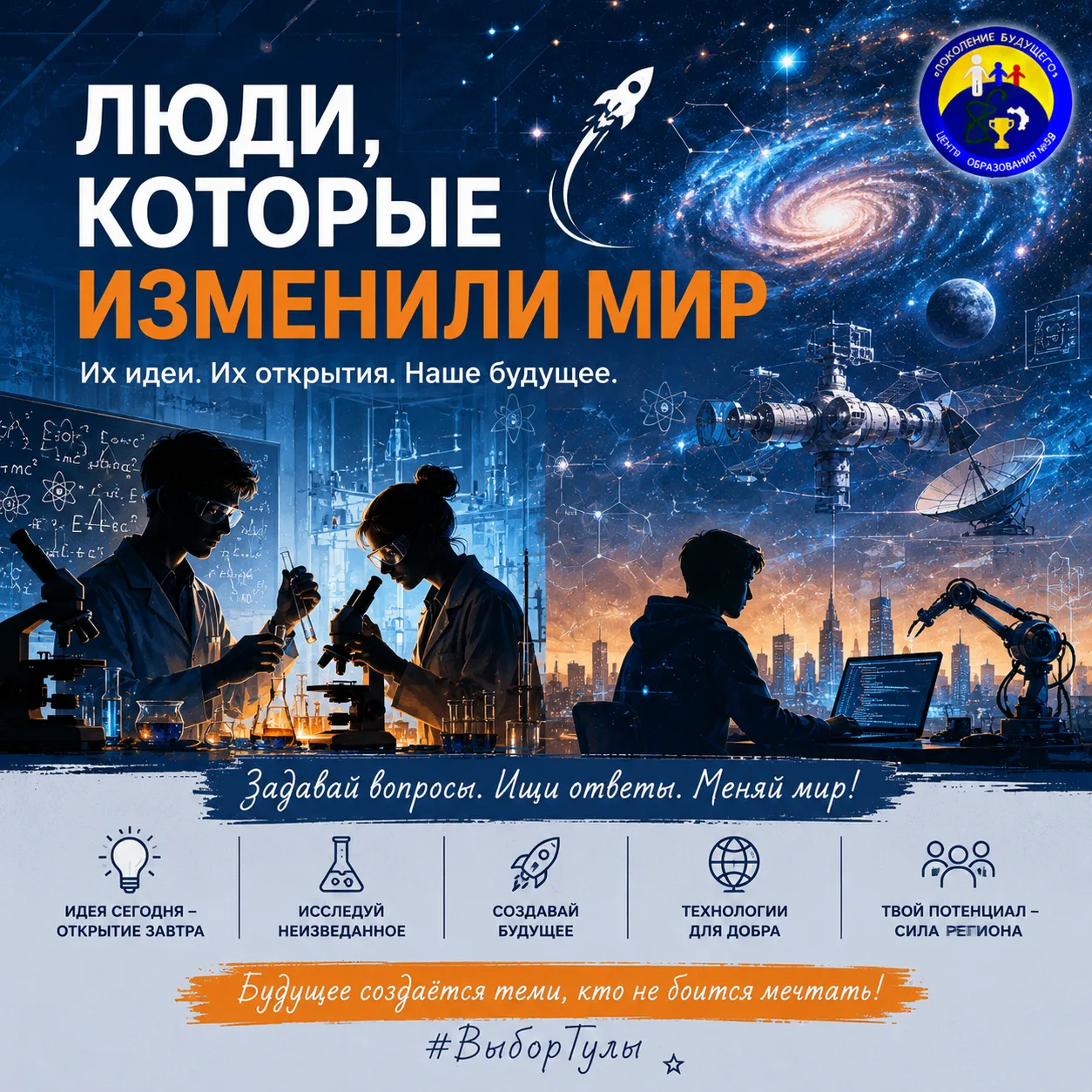 Каждое великое открытие когда-то было всего лишь идеей.