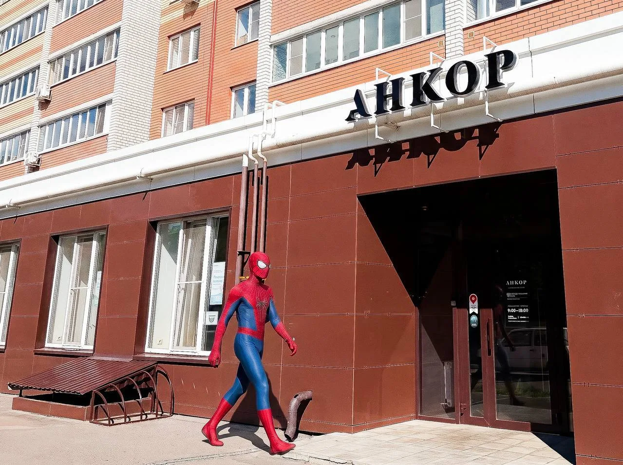 Когда даже Человек-паук пришёл в «Анкор» на новый учебный год 🕷️