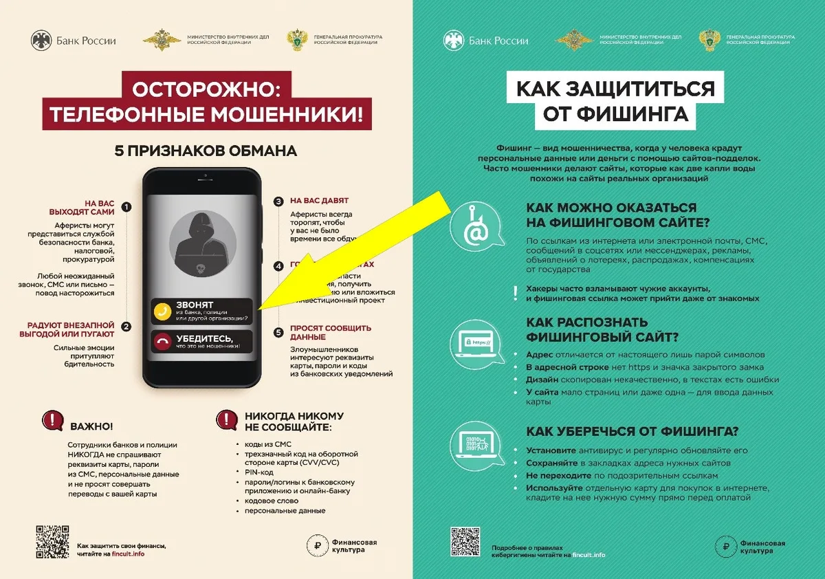 ❗❗❗Осторожно, мошенники! 🚨 Как защитить себя от телефонных аферистов.