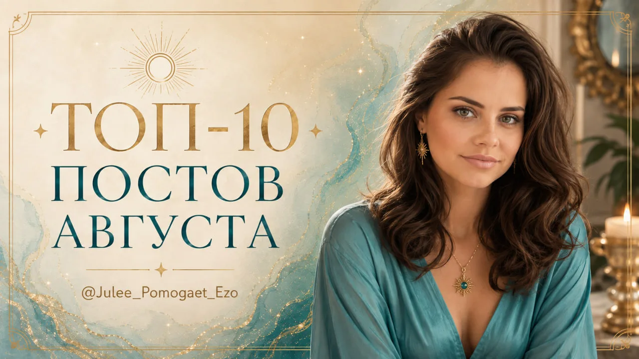 ТОП-10 постов августа, которые вы сохраняли чаще всего