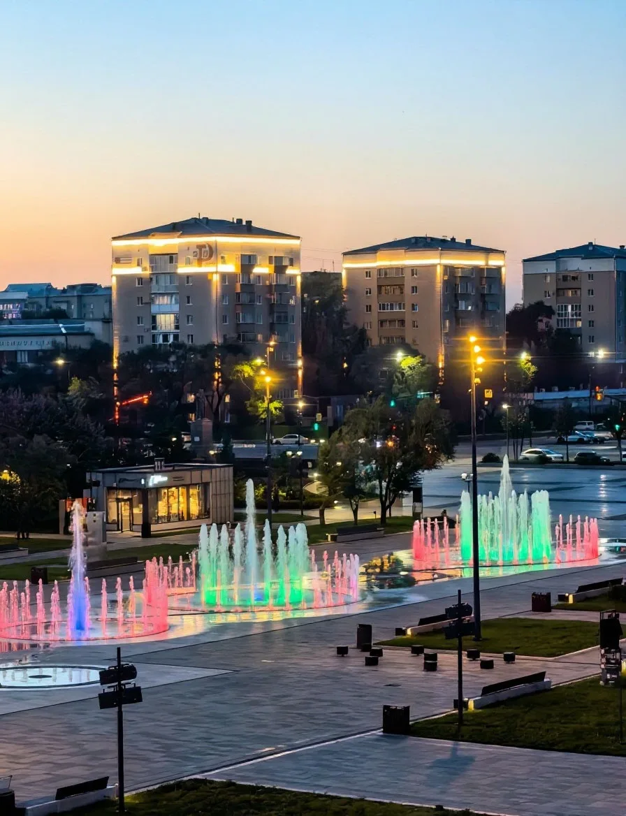 #Благовещенск Закрылись знаменитые благовещенские фонтаны. Сегодня уже не было веселого...