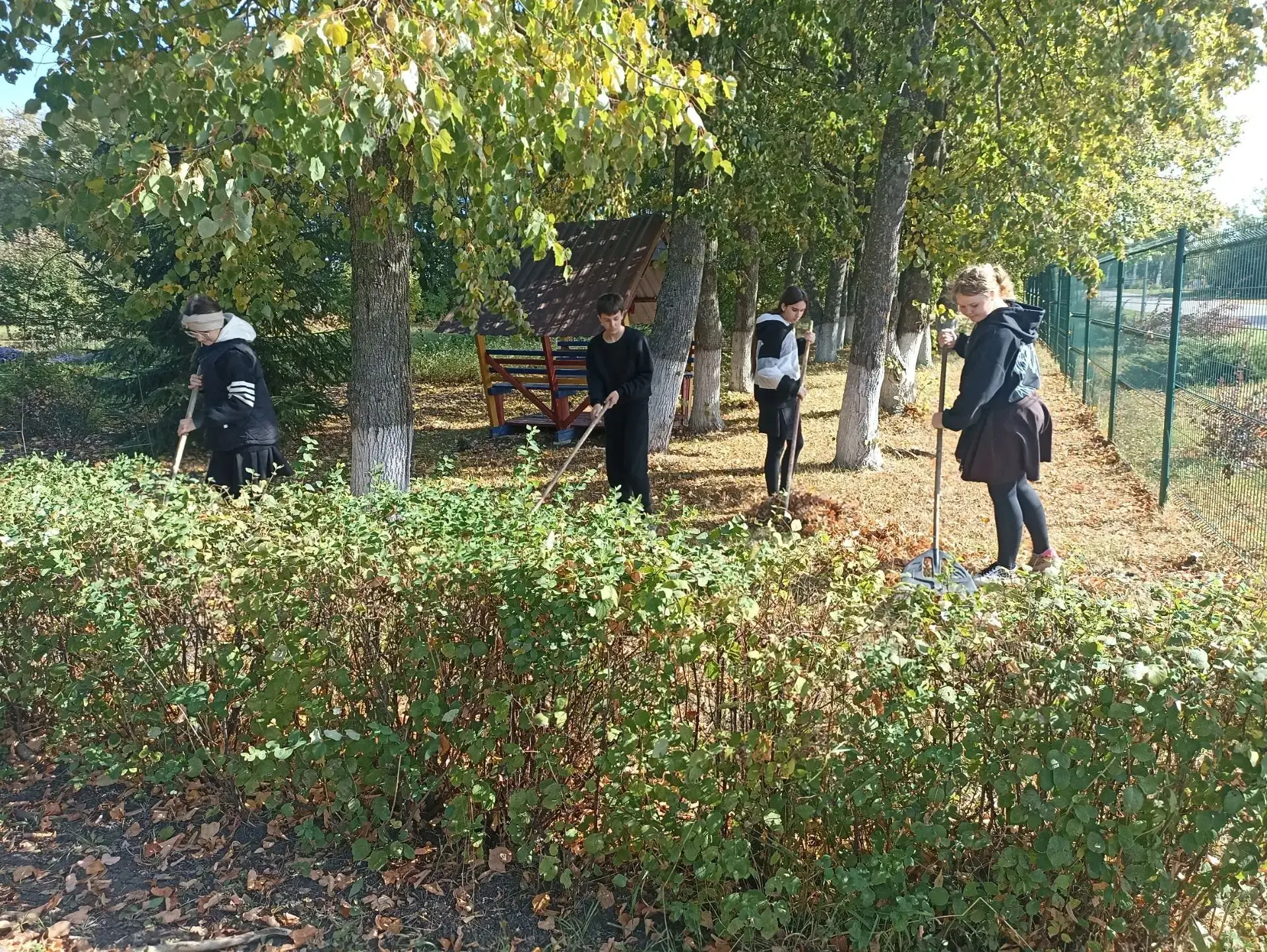 🍂 Сегодня в нашем школьном дворе было по-настоящему жарко, несмотря на прохладную осен...