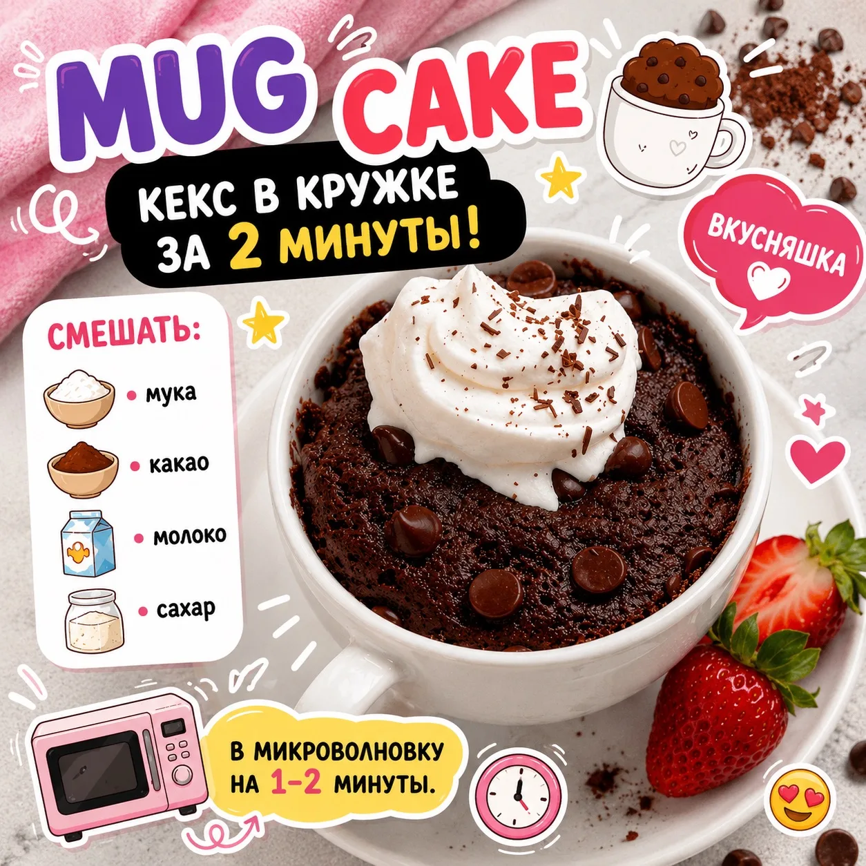 🍰 MUG CAKE ✨