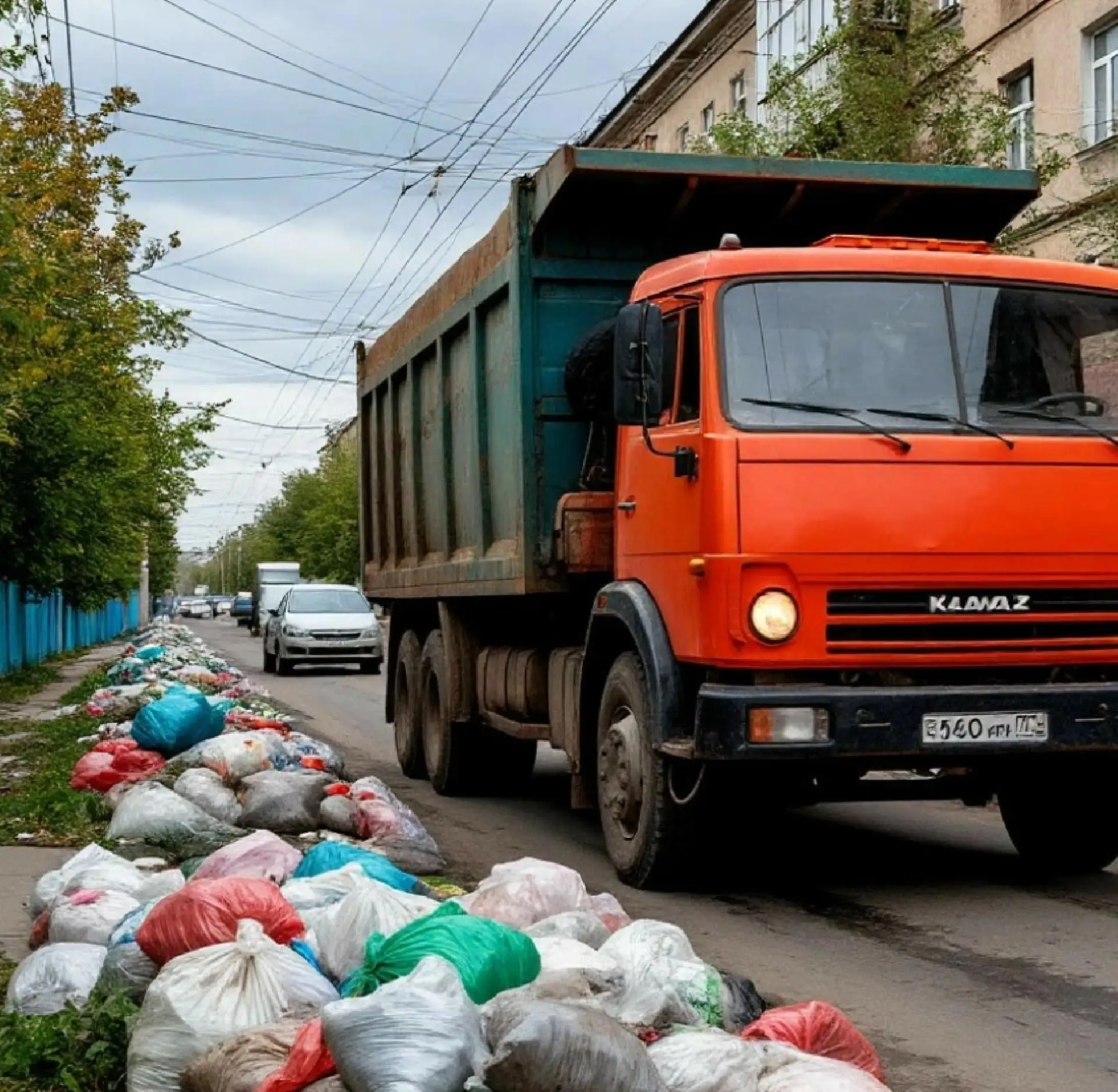 Внимание через несколько минут по улице Виноградной пройдёт второй рейс!