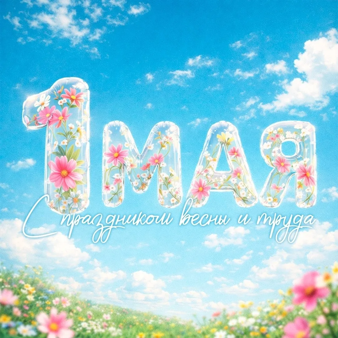 Поздравляем с 1 Мая🌷