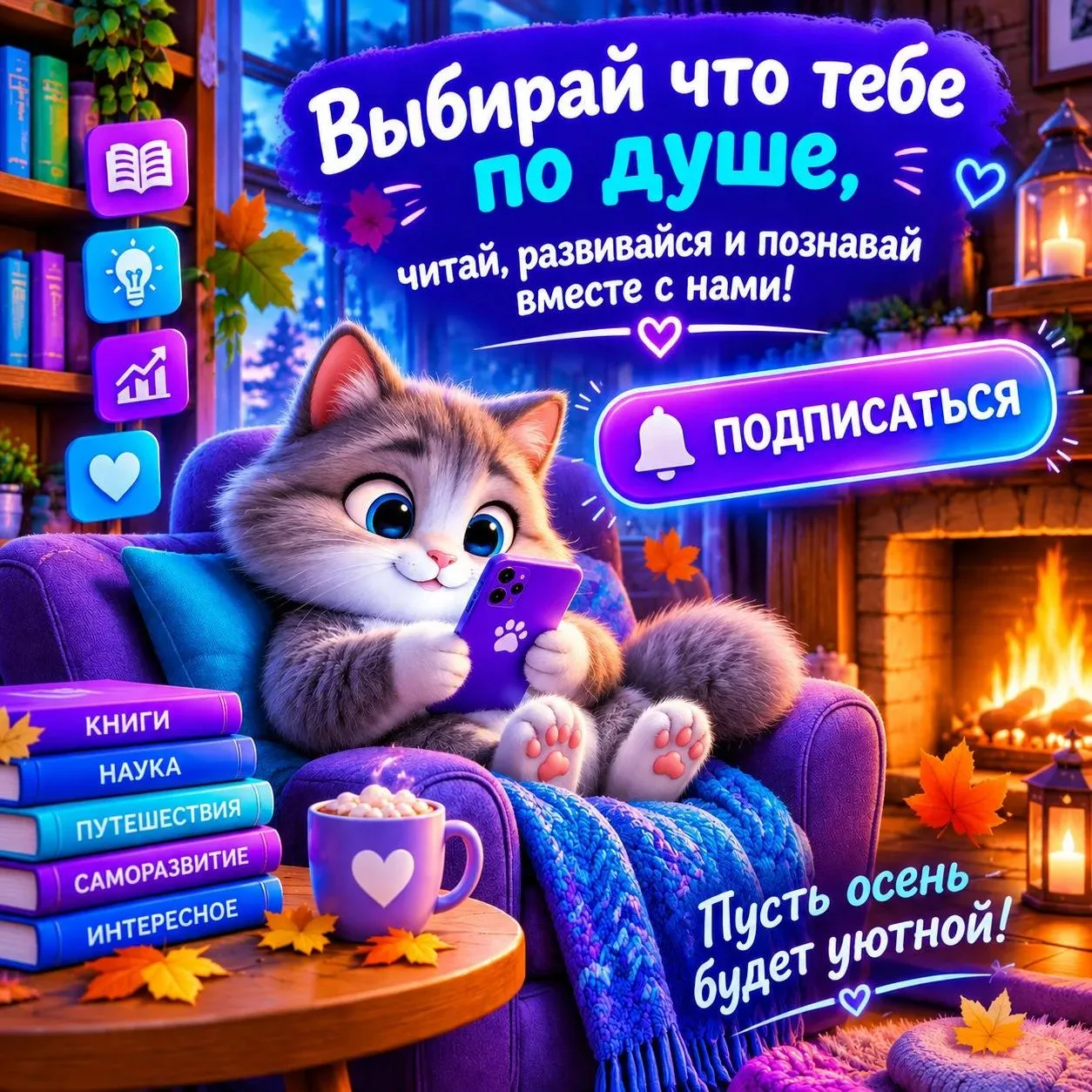 🍁ЛУЧШИЕ КАНАЛЫ ОСЕНИ В MAX
