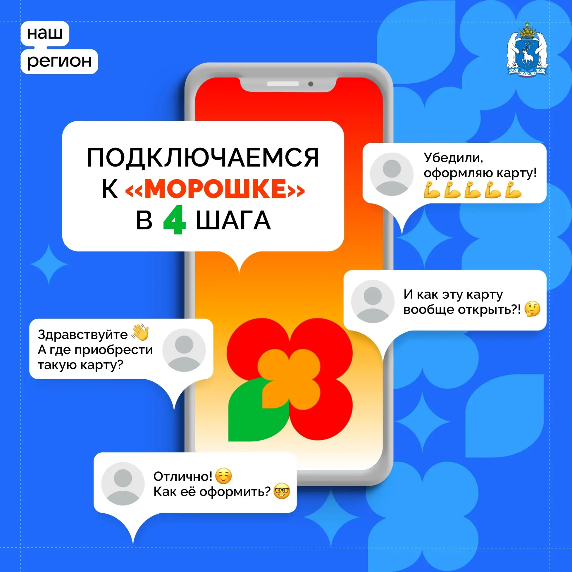 ❗️Как подключиться и начать использовать Единую карту жителя Ямала (ЕКЖЯ) «Морошка» ❓