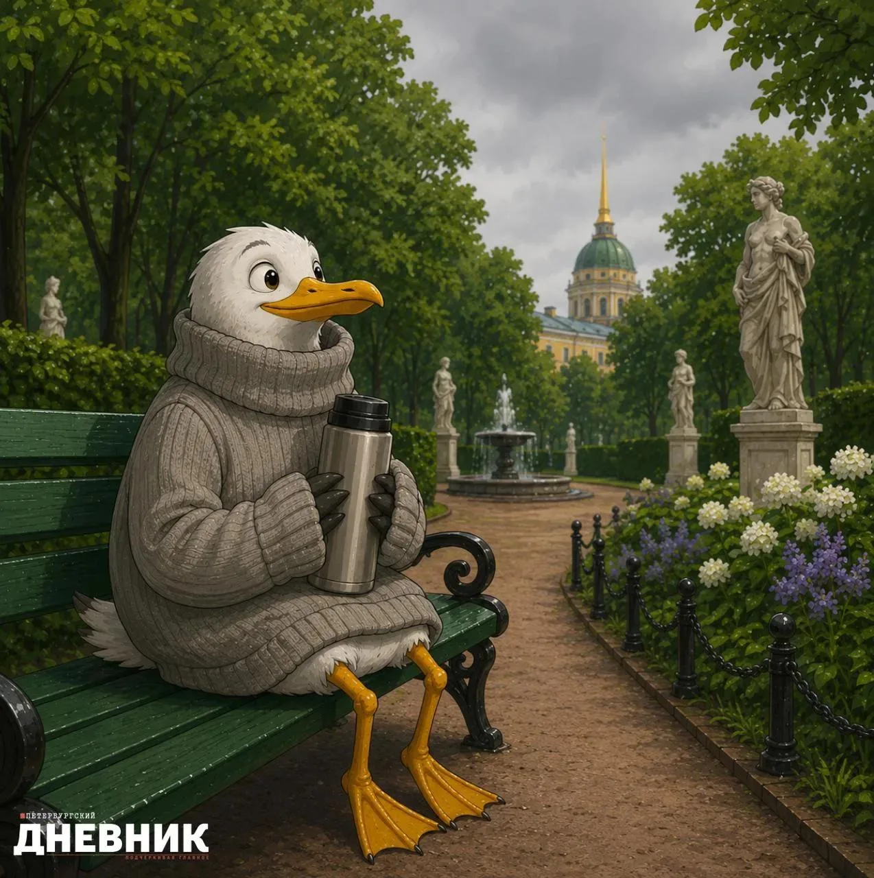 🌧️ Среда станет самым прохладным днём недели в Петербурге