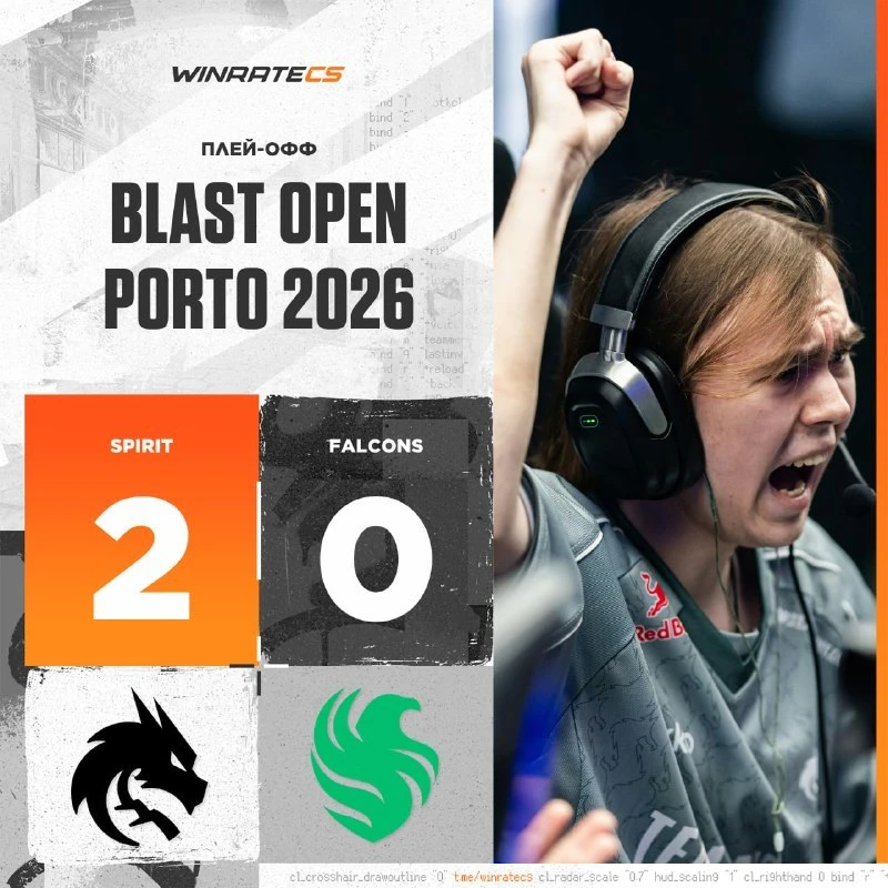 ⬆️🇷🇺 SPIRIT — ПЕРВЫЕ ФИНАЛИСТЫ BLAST OPEN PORTO