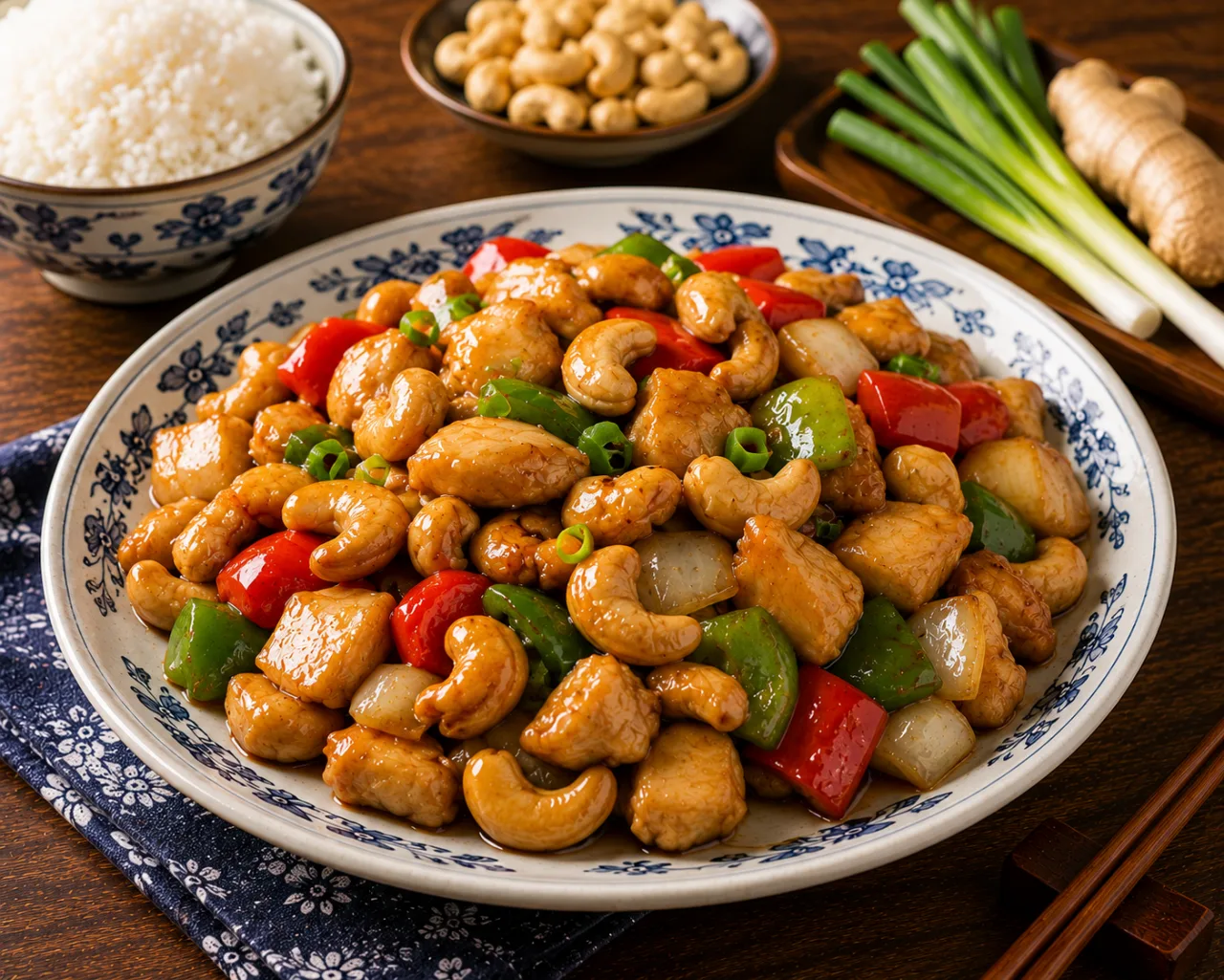 Блюдо дня: Курица с кешью (腰果鸡丁)