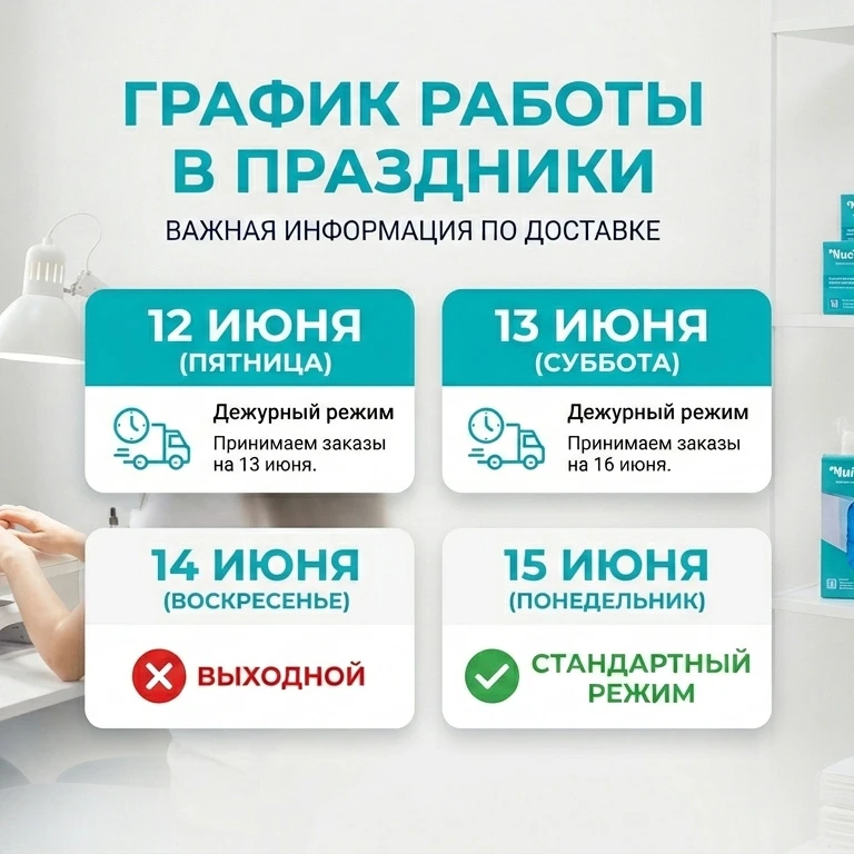 Уважаемые клиенты! Чтобы ваши рабочие процессы не прерывались, заранее планируйте заказ...