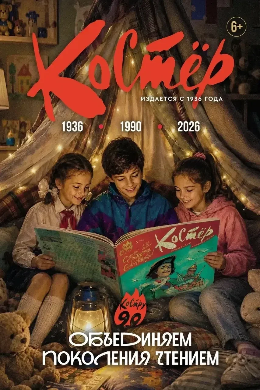 ❤️‍🔥 Праздник для всей семьи от легендарного журнала «Костер»