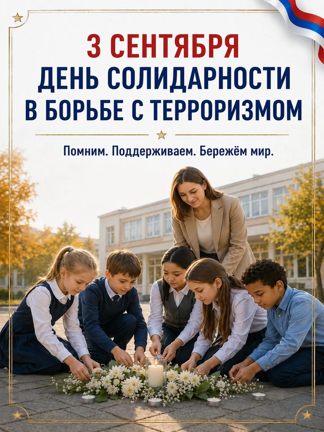 3 сентября в России отмечается День солидарности в борьбе с терроризмом.