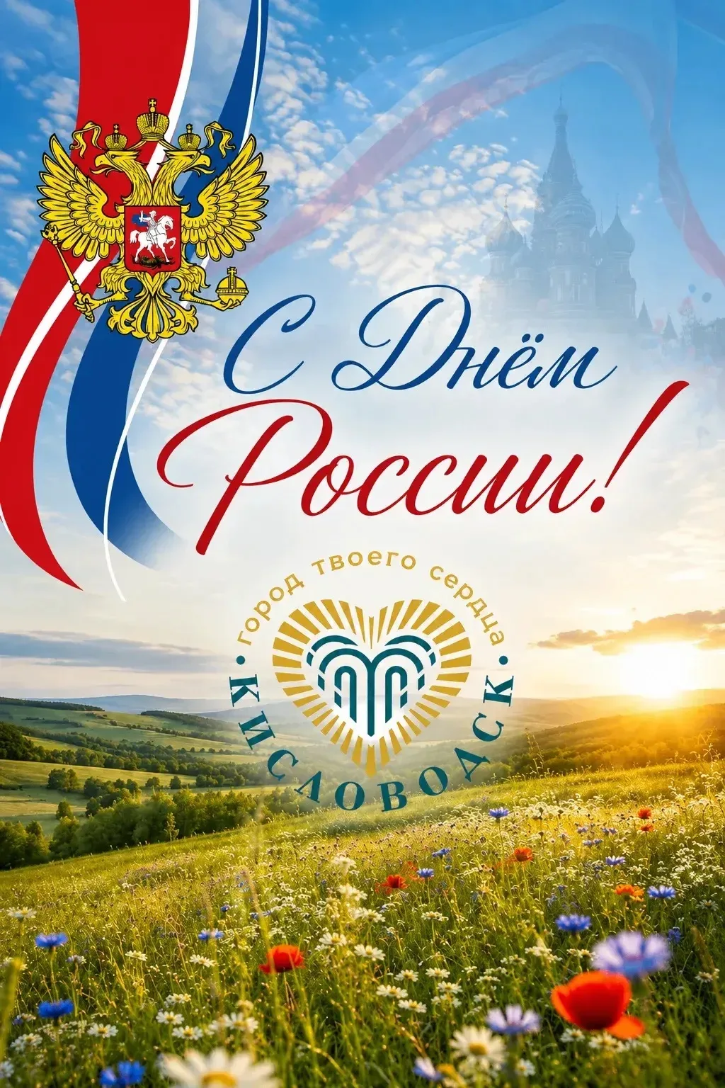 Дорогие друзья!

С Днём России! 
Сила нашей страны — в каждом из её граждан, и прежде всего — в подр