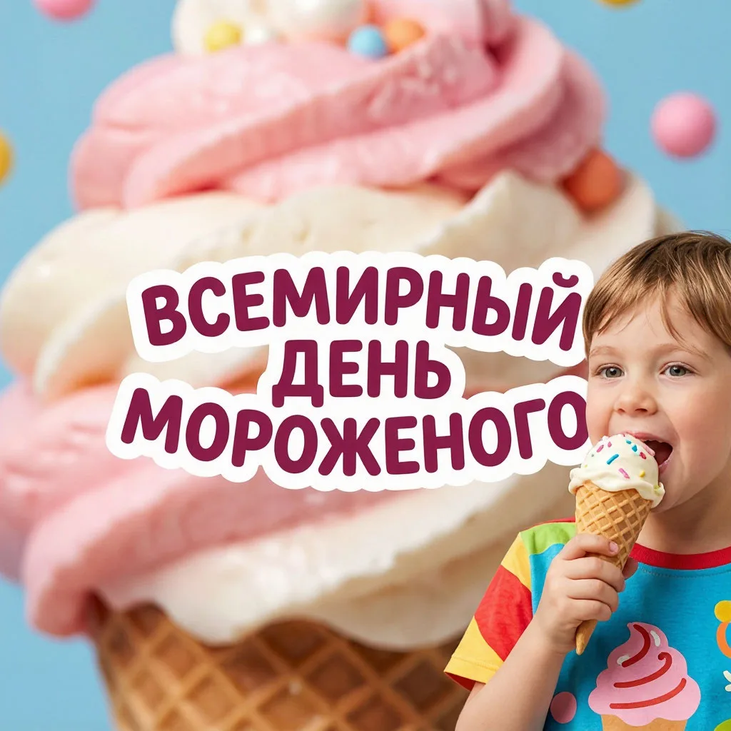 ✨ Всемирный день мороженого! ✨

Сегодня мы отмечаем самый прохладный и сладкий праздник года — Всеми