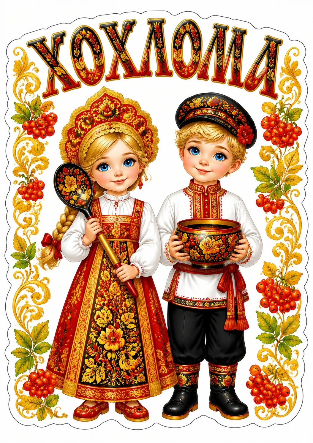 Как просто и наглядно познакомить детей с народными промыслами? 🎨