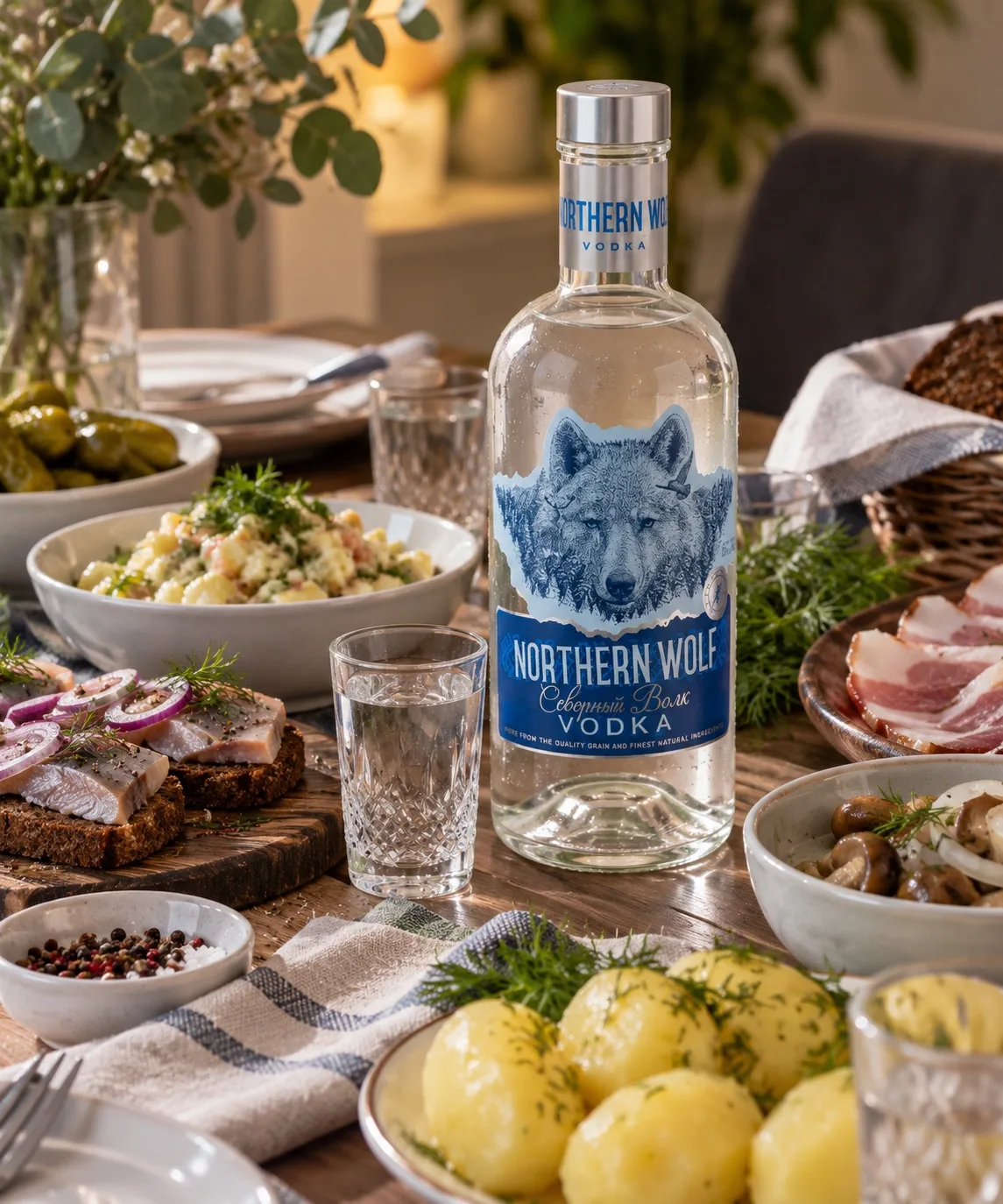 🥃 К хорошему застолью — проверенная классика.