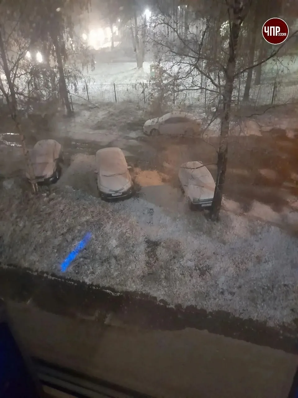 Первый снег в Перми и Екатеринбурге