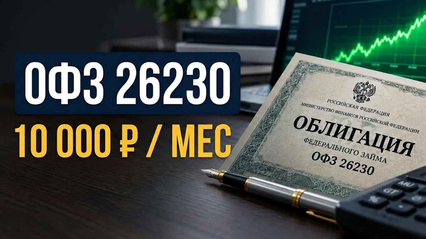 ОФЗ 26230: реальная доходность и пассивный доход 10 000 рублей в месяц и больше