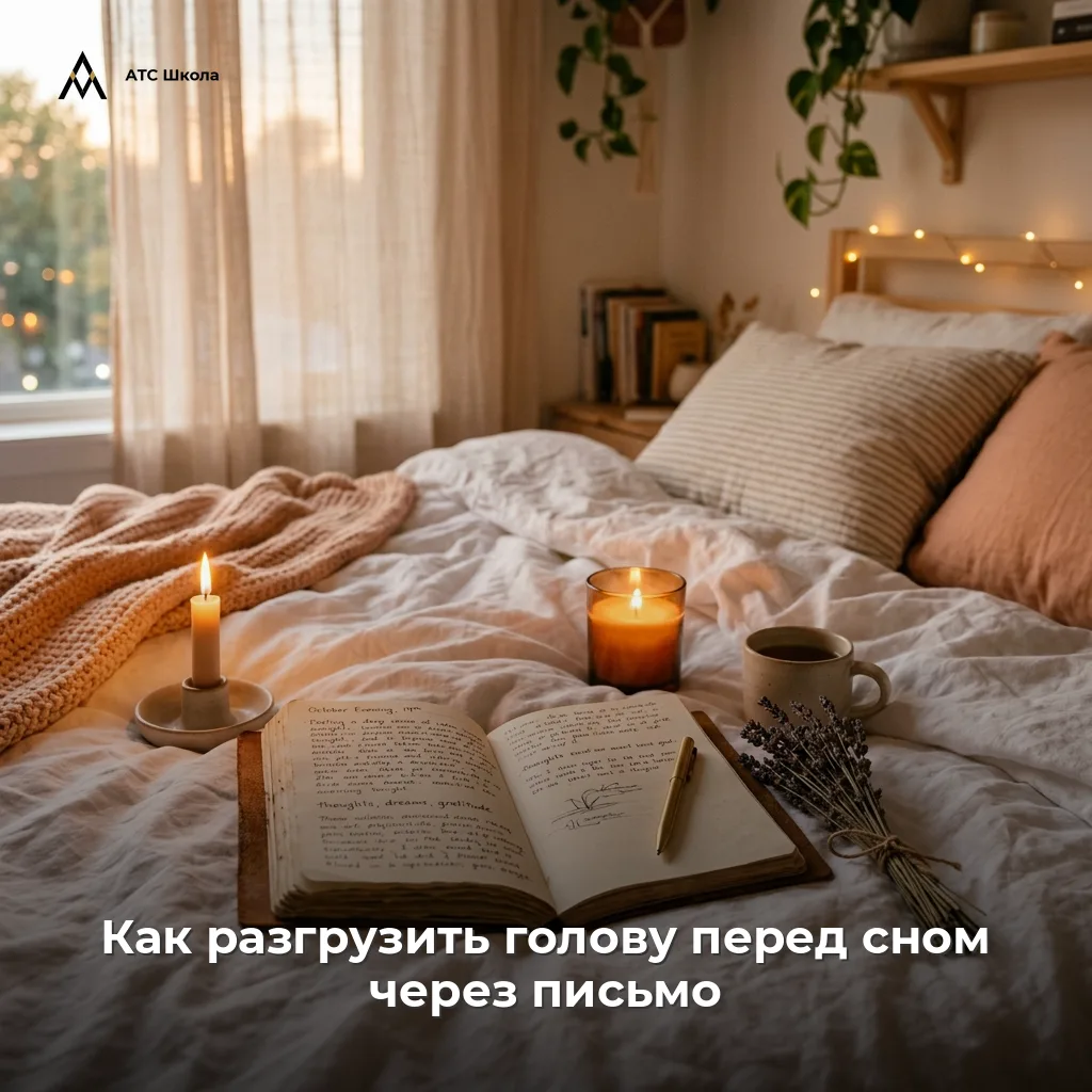Как разгрузить голову перед сном через письмо