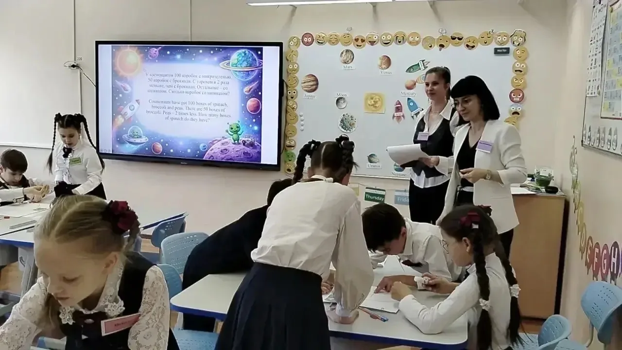 Полет к Планете Чисел!  Ученики 3 «Г» класса совершили межзвездное путешествие под названием «Space 