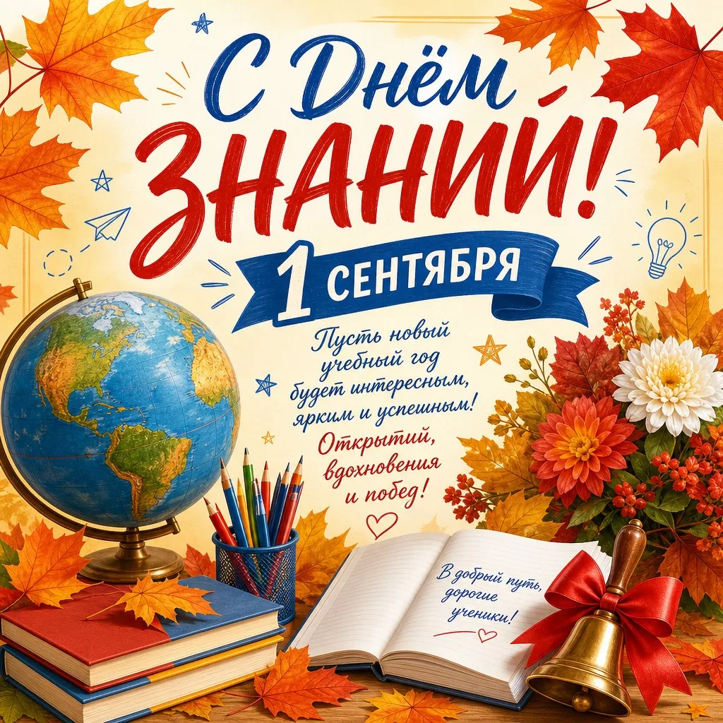 📚 С Днём знаний, друзья! 🎉