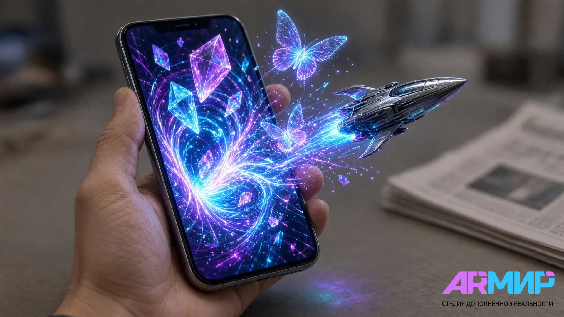📱 WebAR — это когда дополненная реальность открывается прямо в браузере.