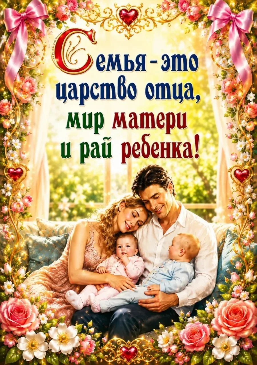 ✨ С Днём семьи, любви и верности!🌷