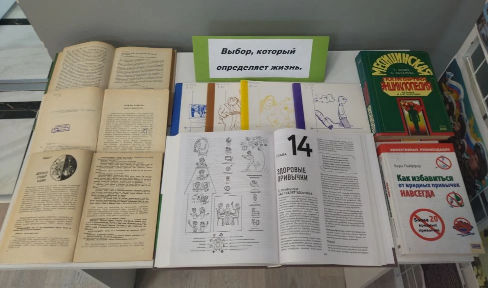 Тематическая выставка книг в Центральной городской модельной библиотеке им. М. Ю. Лермонтова "Выбор,