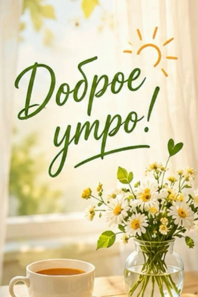 Самого сладкого доброго утра. Пусть печали не найдется ни минутки!