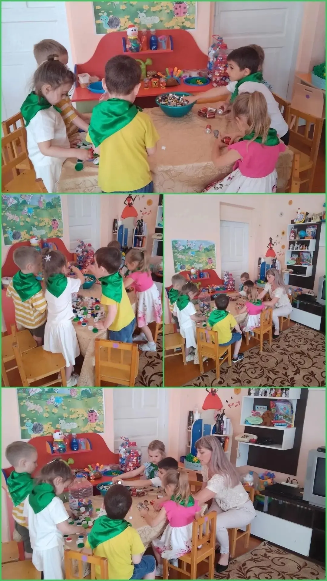 Ребята  группы " Солнышко" приняли участие в экологической акции "Сдай батарейку - спас...