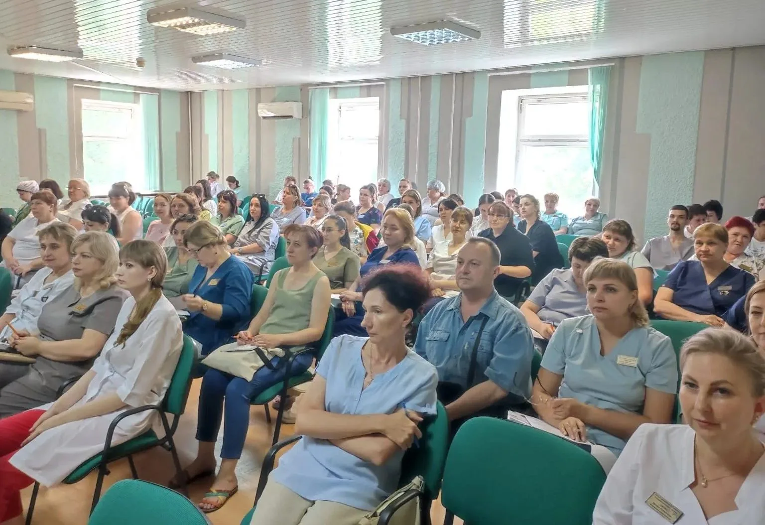 17 июля 2026 года в большом актовом зале Центра прошло занятие, посвящённое профилактике ВИЧ‑инфекци