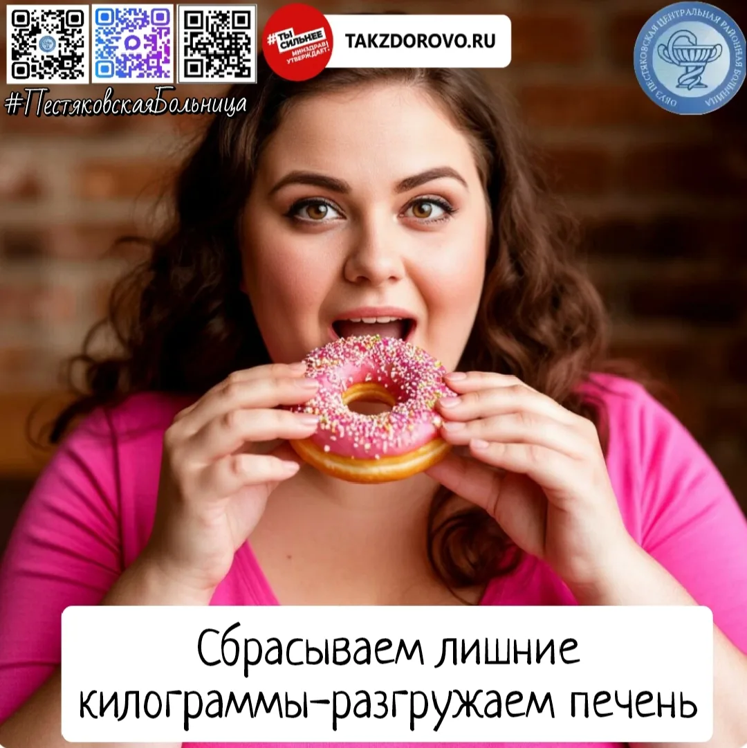 #ЦРБПЕСТЯКИ

📆Сегодня разберём, как лишний вес влияет на работу главного «фильтра» нашего организма